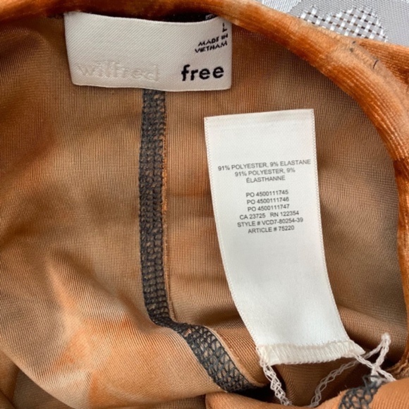 Wilfred Free *Medium* Crushed Velvet Velour Dress fits MEDIUM 34-36 bust - Picture 7 of 12